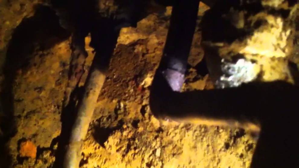 plumbing under ground