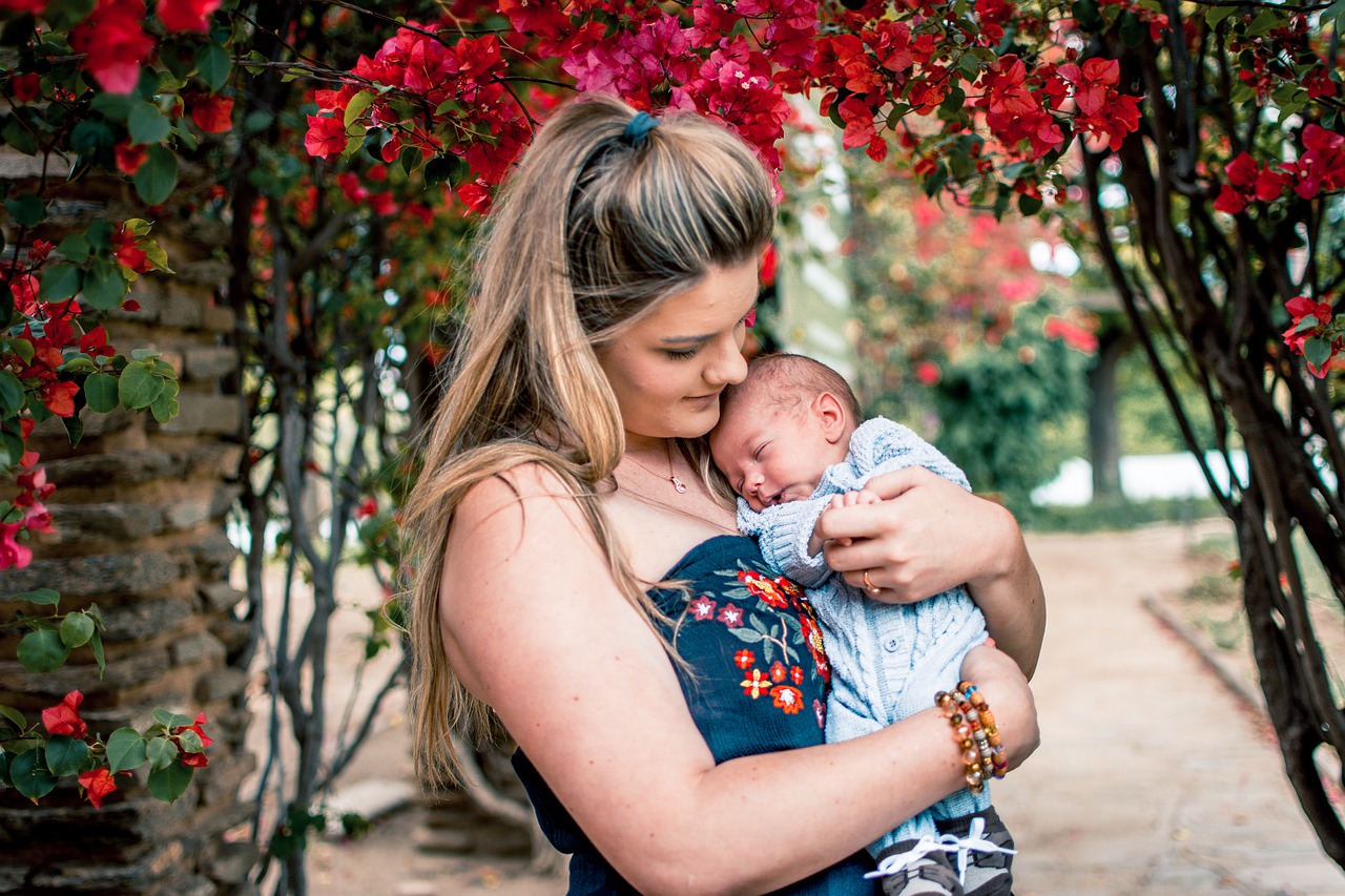 mother and son